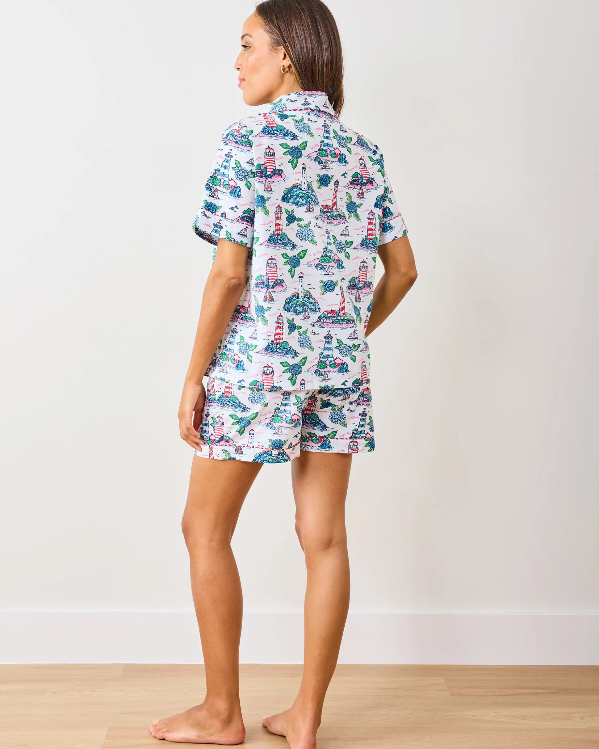 Short PJ Set in Lighthouse Keeper