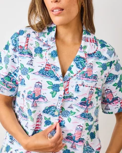 Short PJ Set in Lighthouse Keeper