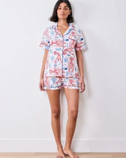 Short PJ Set in Lobster Landing