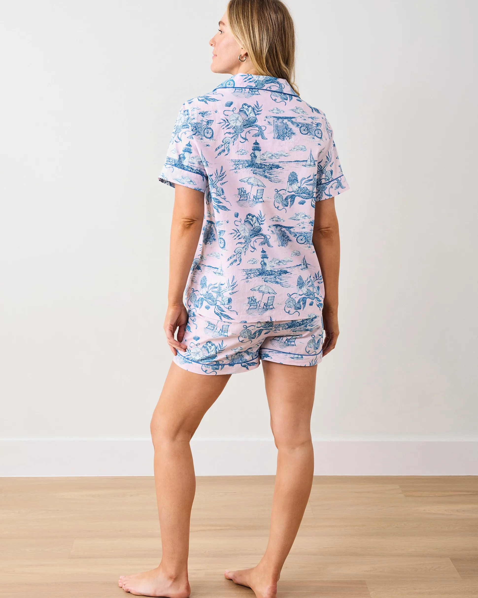 Short PJ Set in Mermaid Toile