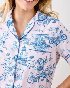 Short PJ Set in Mermaid Toile