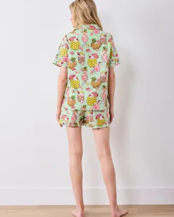 Short PJ Set in Paradise Punch