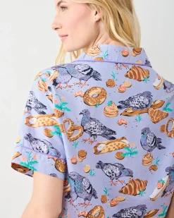 Short PJ Set in Peckish Pastries