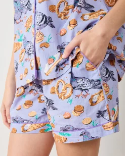 Short PJ Set in Peckish Pastries