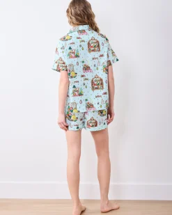 Short PJ Set in Reading Nook