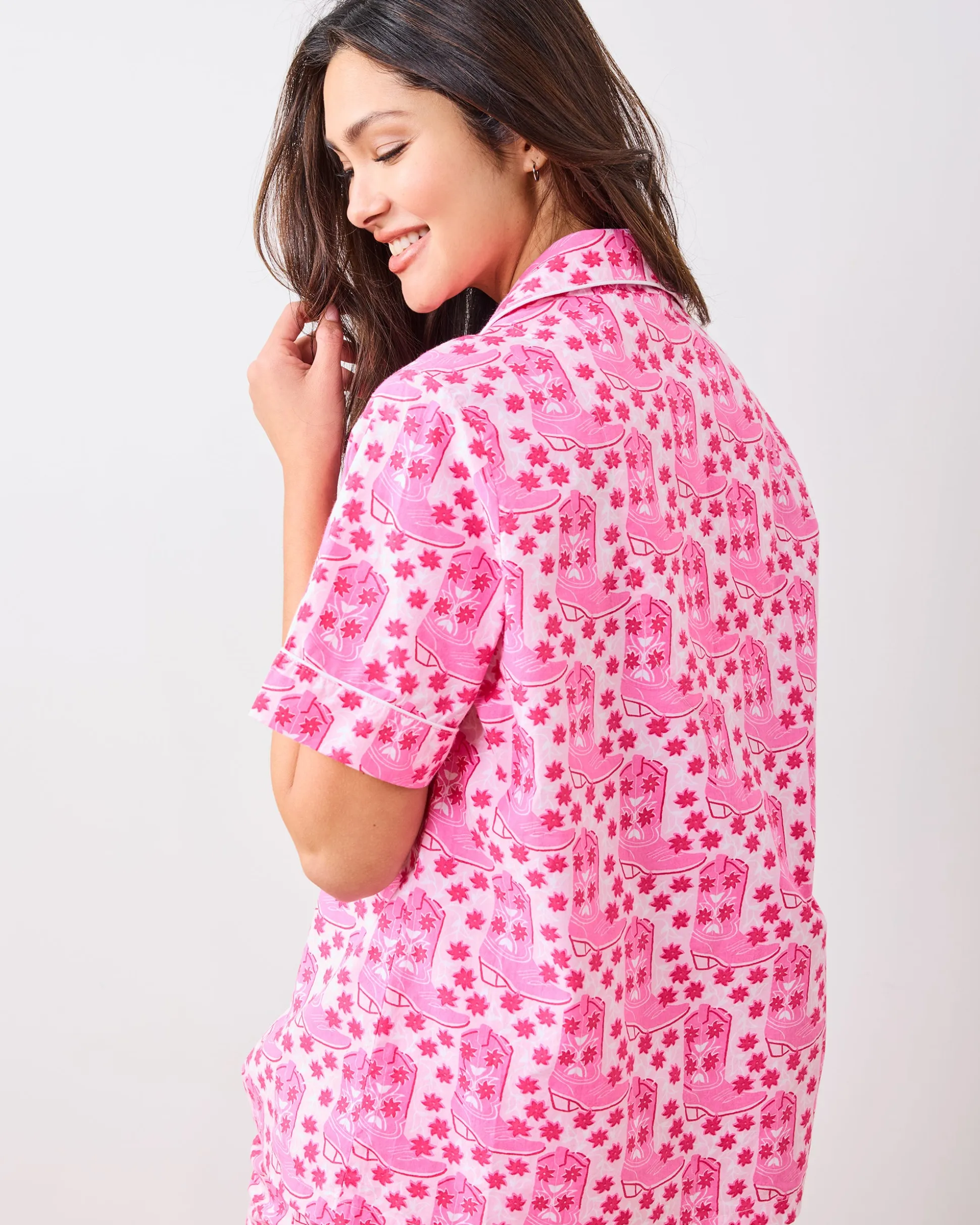 Short PJ Set in Rhinestone Cowgirl