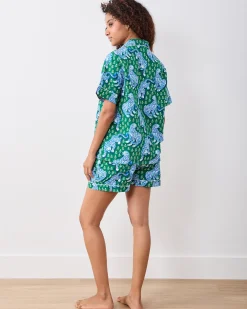 Short PJ Set in Tiger Queen
