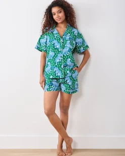 Short PJ Set in Tiger Queen