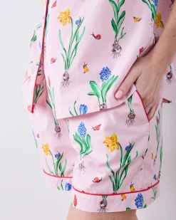 Short PJ Set in Tulip Trail