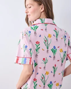 Short PJ Set in Tulip Trail