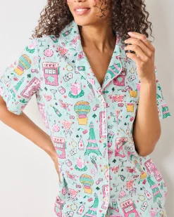 Short PJ Set in Viva Las Vegas