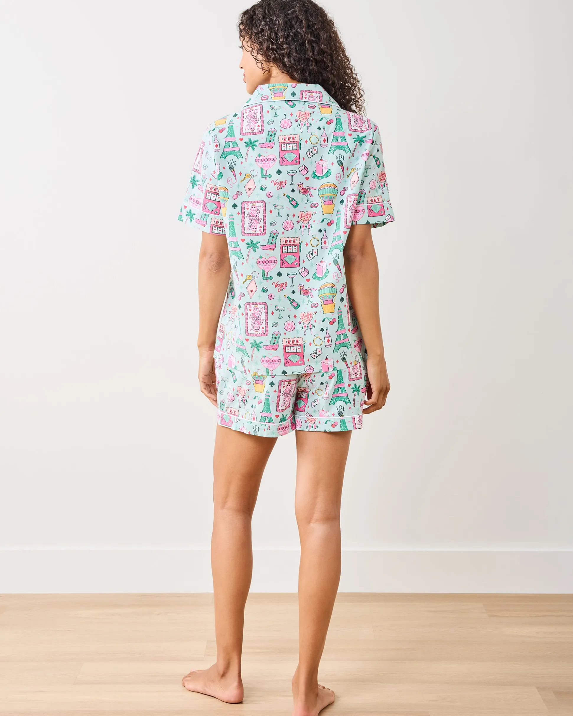 Short PJ Set in Viva Las Vegas