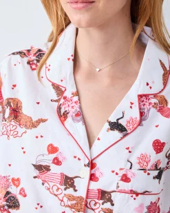 Sleep Shirt in Dachshund Date