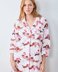 Sleep Shirt in Dachshund Date