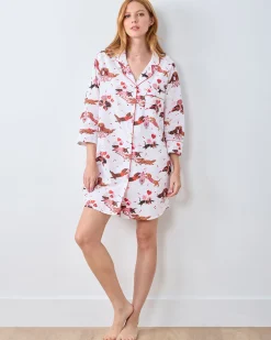 Sleep Shirt in Dachshund Date