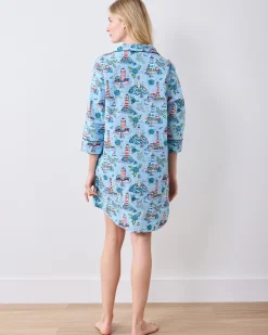 Sleep Shirt in Lighthouse Keeper