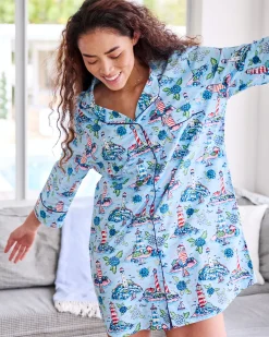Sleep Shirt in Lighthouse Keeper