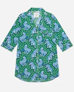 Sleep Shirt in Tiger Queen