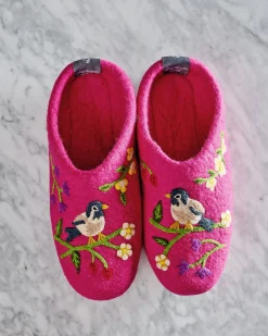 Slippers in Bird & Blossom