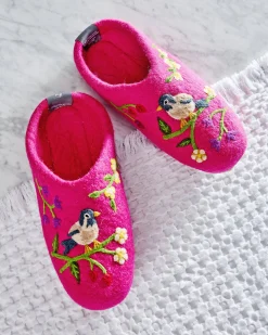 Slippers in Bird & Blossom