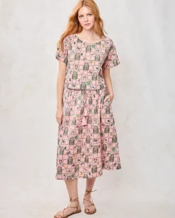 Sofia Skirt in Gilded Greenhouse