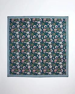 Square Tablecloth in Champagne & Caviar