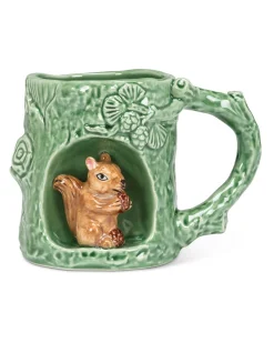 Squirrel Mug in Green Combo