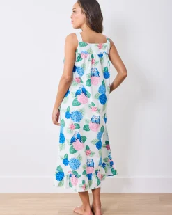 Star Lit Sky Nightgown in Hydrangea Honeymoon