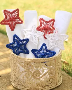 Star Napkin Ring in Red