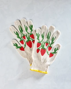 Strawberry Gardening Gloves in Multi