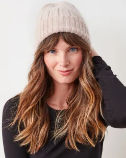 Super Soft Angora Beanie in Beige