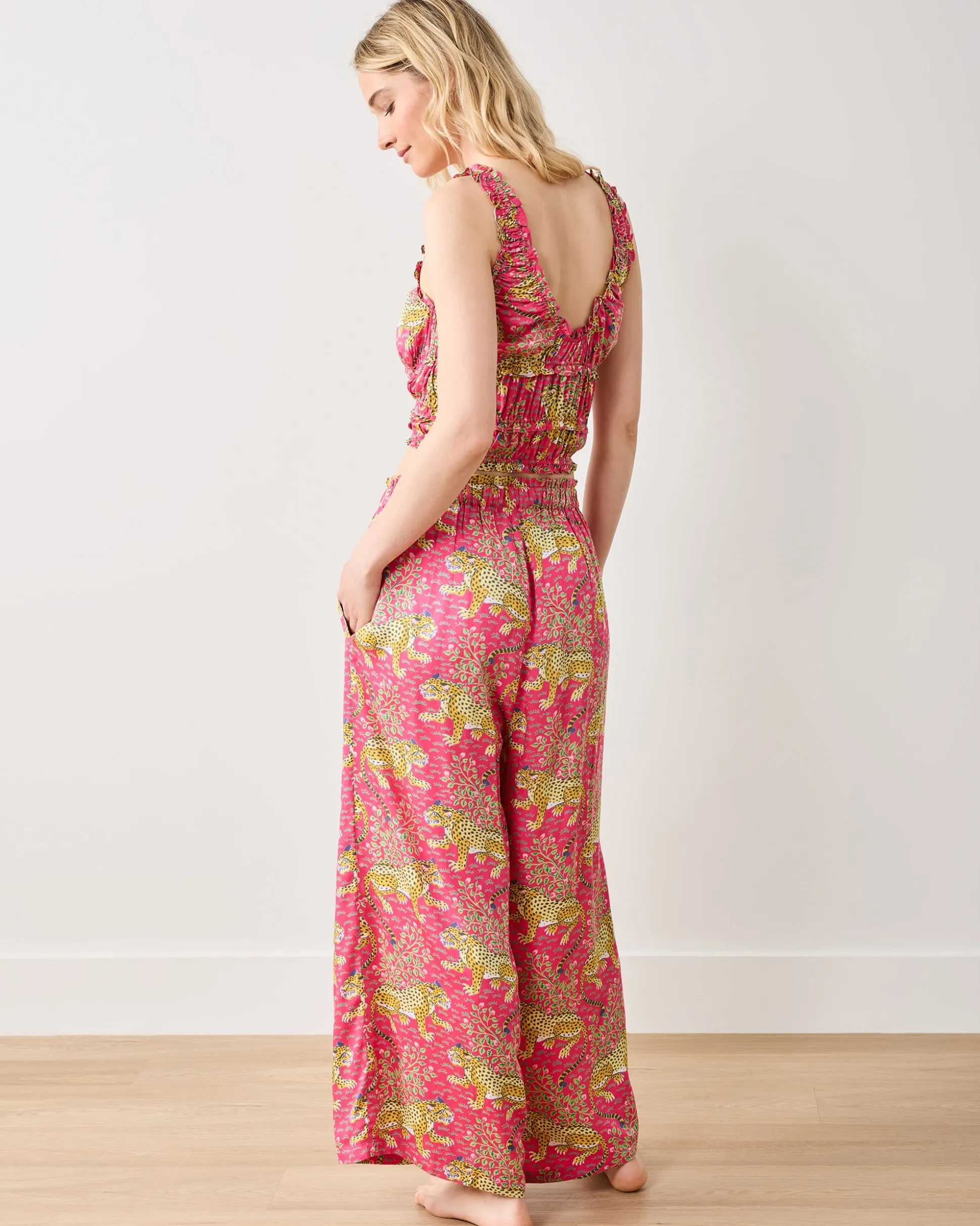 Tall Eco Satin Sadie Set in Bagheera