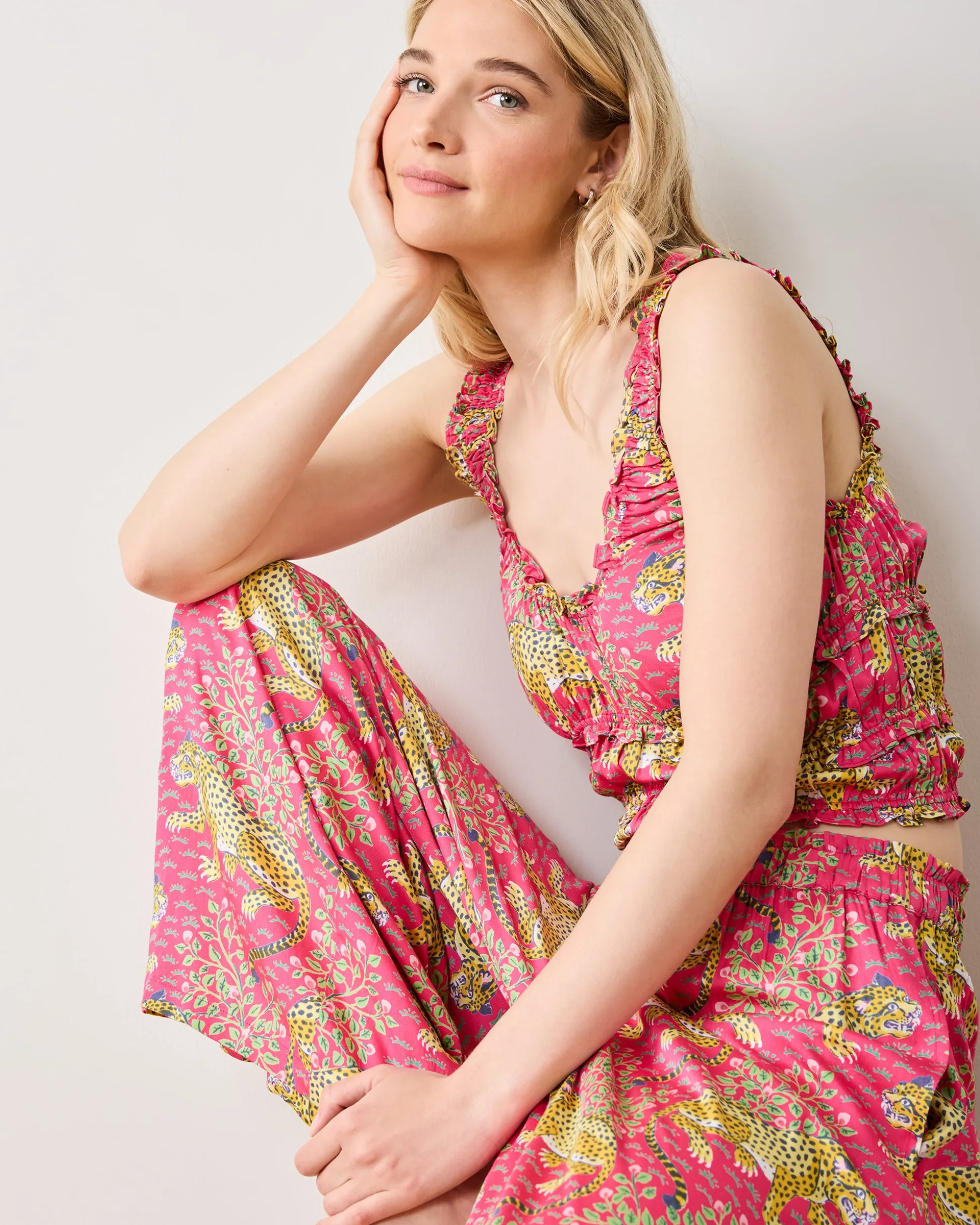 Tall Eco Satin Sadie Set in Bagheera