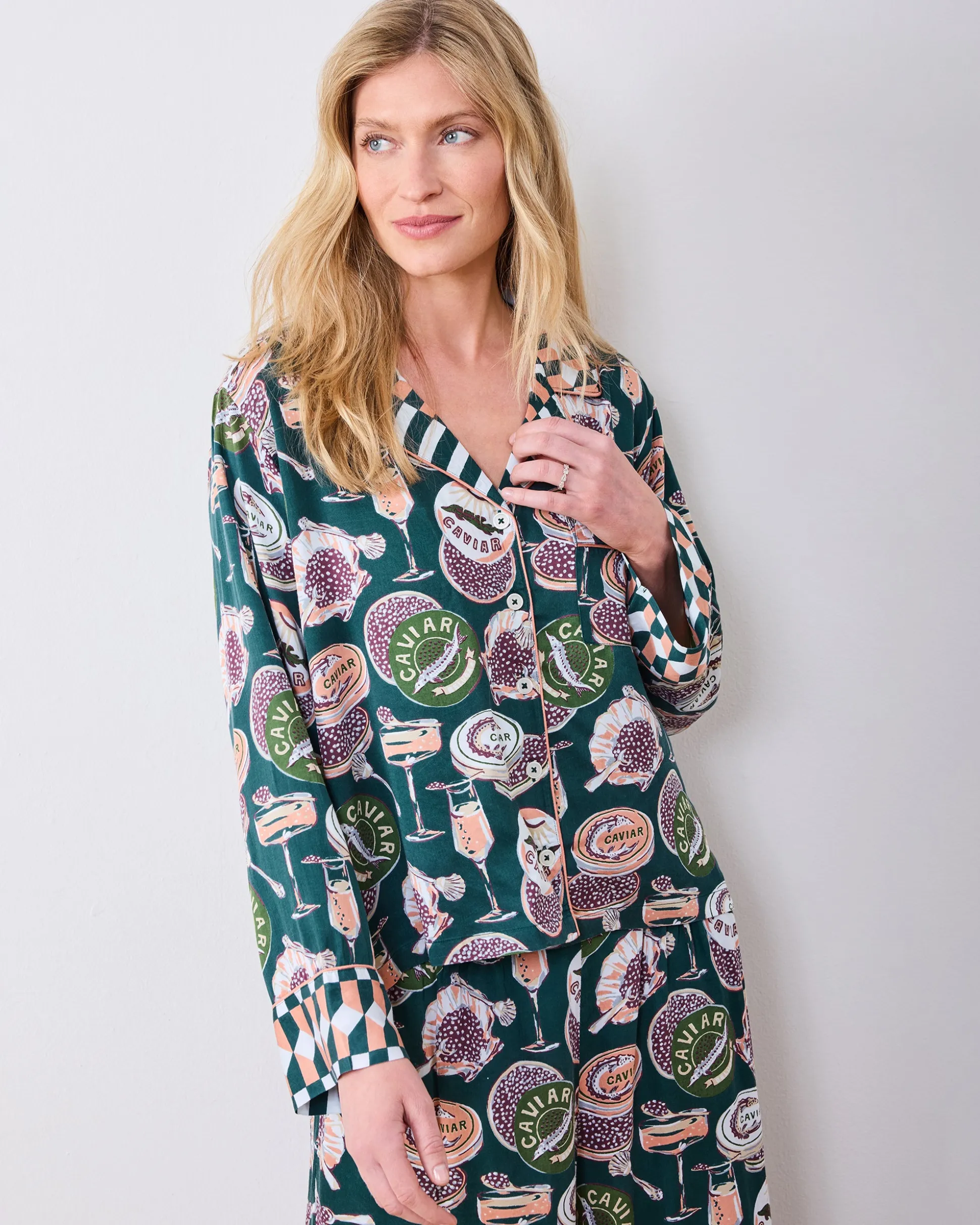 Tall Eco Satin Soho Set in Champagne & Caviar