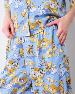 Tall Eco Satin Wildest Dreams Set in Palm Royale Pooches