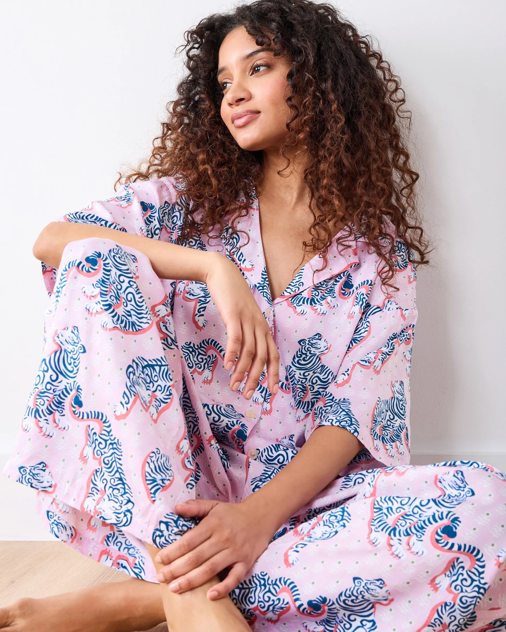 Tall Eco Satin Wildest Dreams Set in Tiger Queen