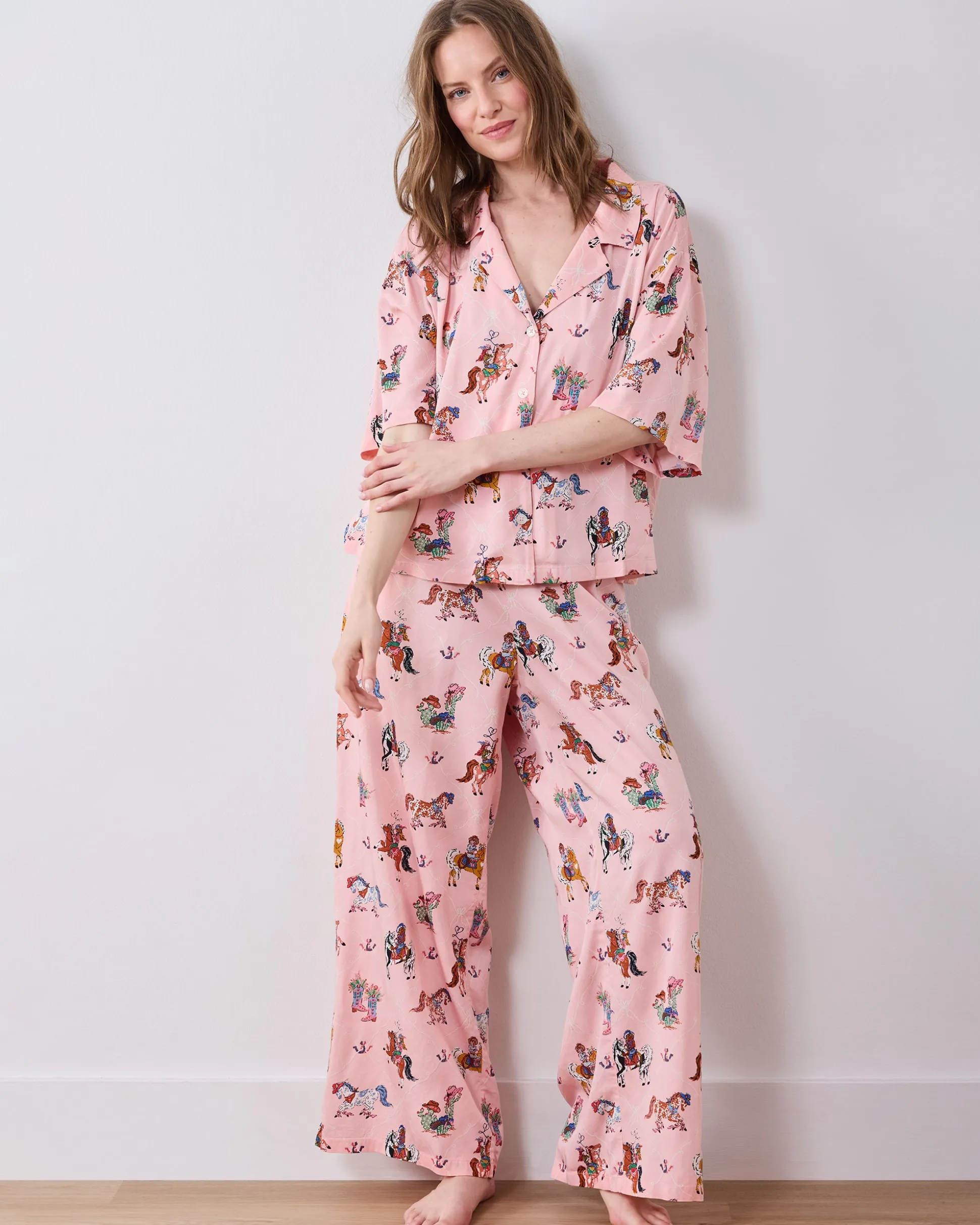 Tall Eco Satin Wildest Dreams Set in Cowgirl Chic