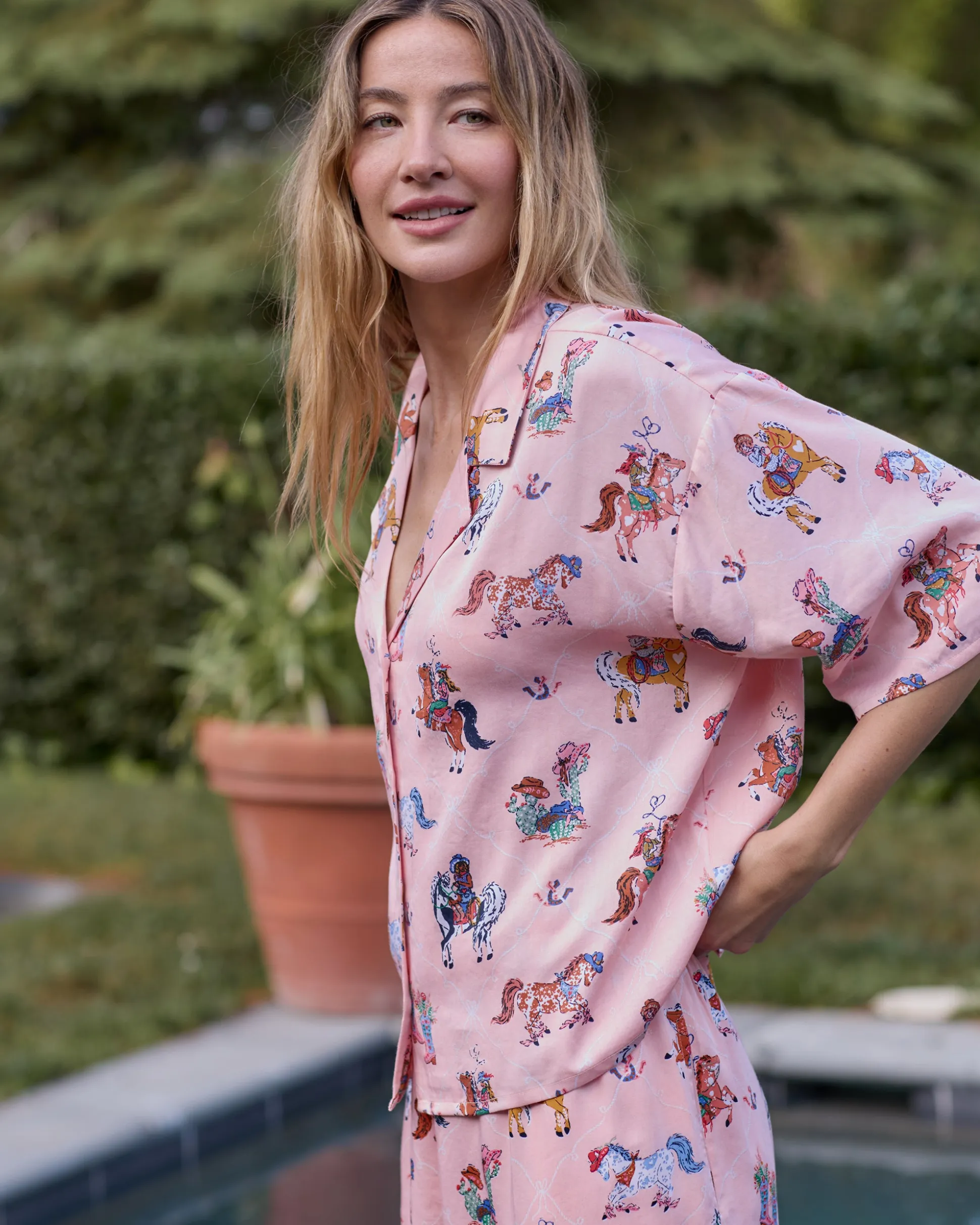 Tall Eco Satin Wildest Dreams Set in Cowgirl Chic