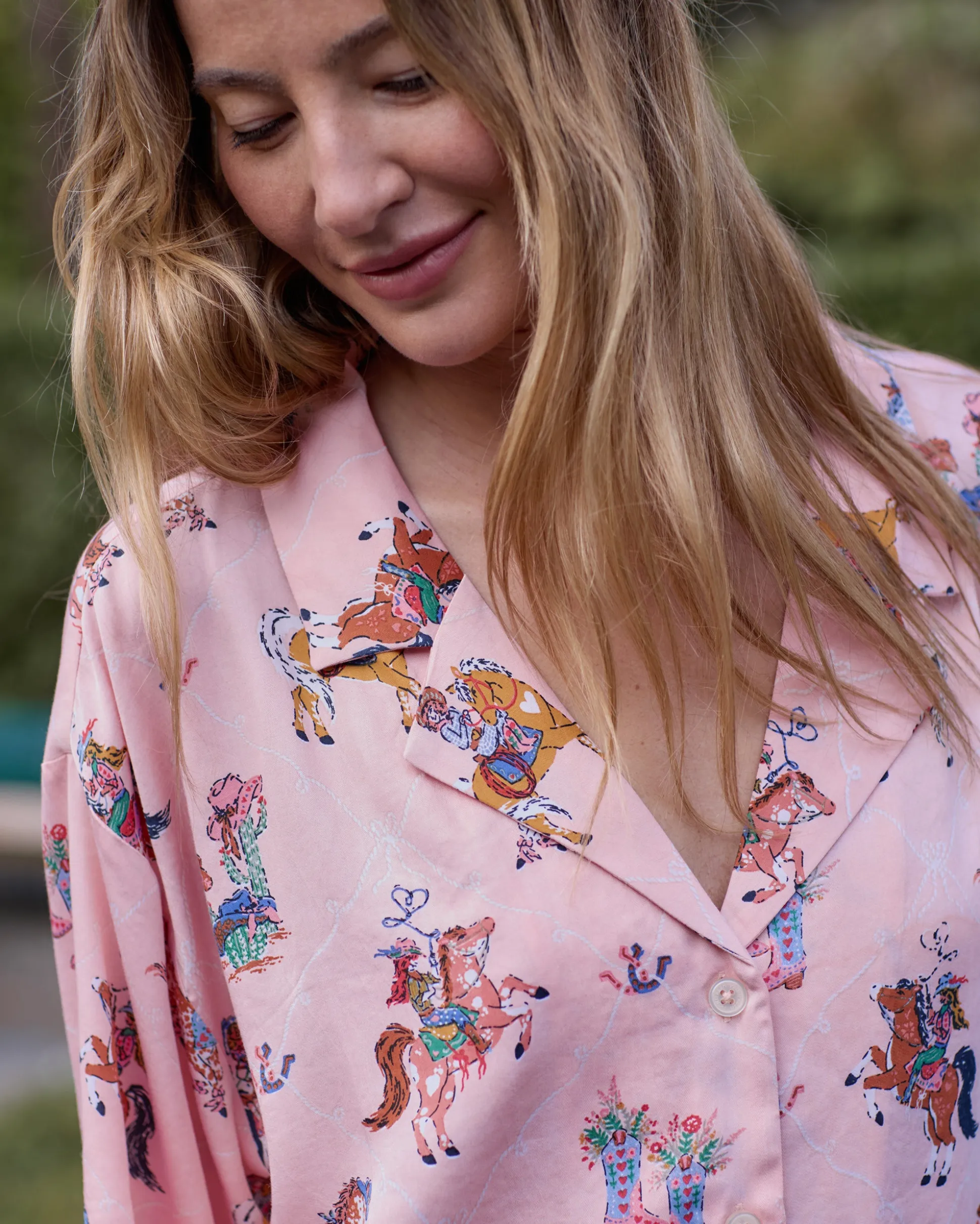 Tall Eco Satin Wildest Dreams Set in Cowgirl Chic
