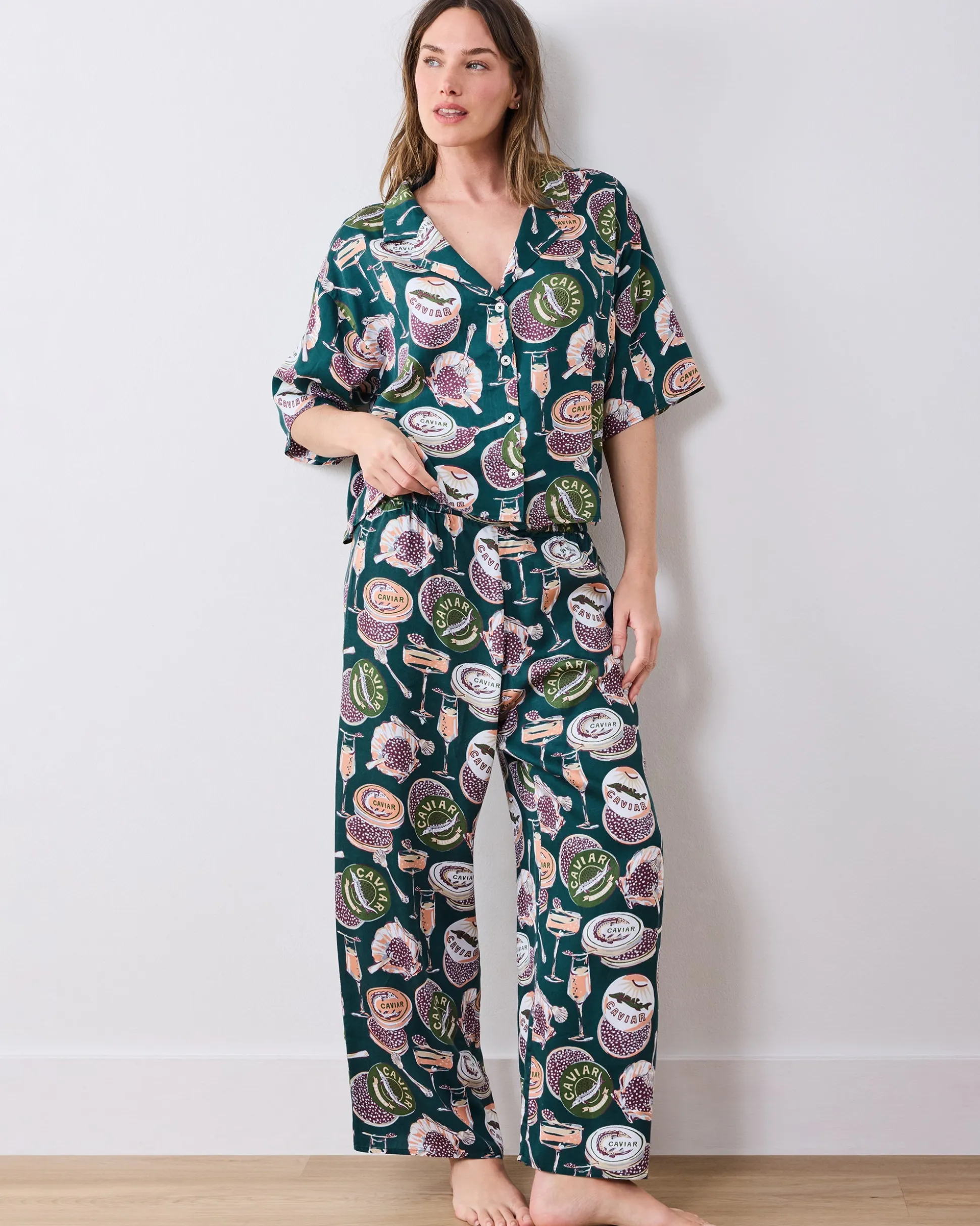 Tall Eco Satin Wildest Dreams Set in Champagne & Caviar