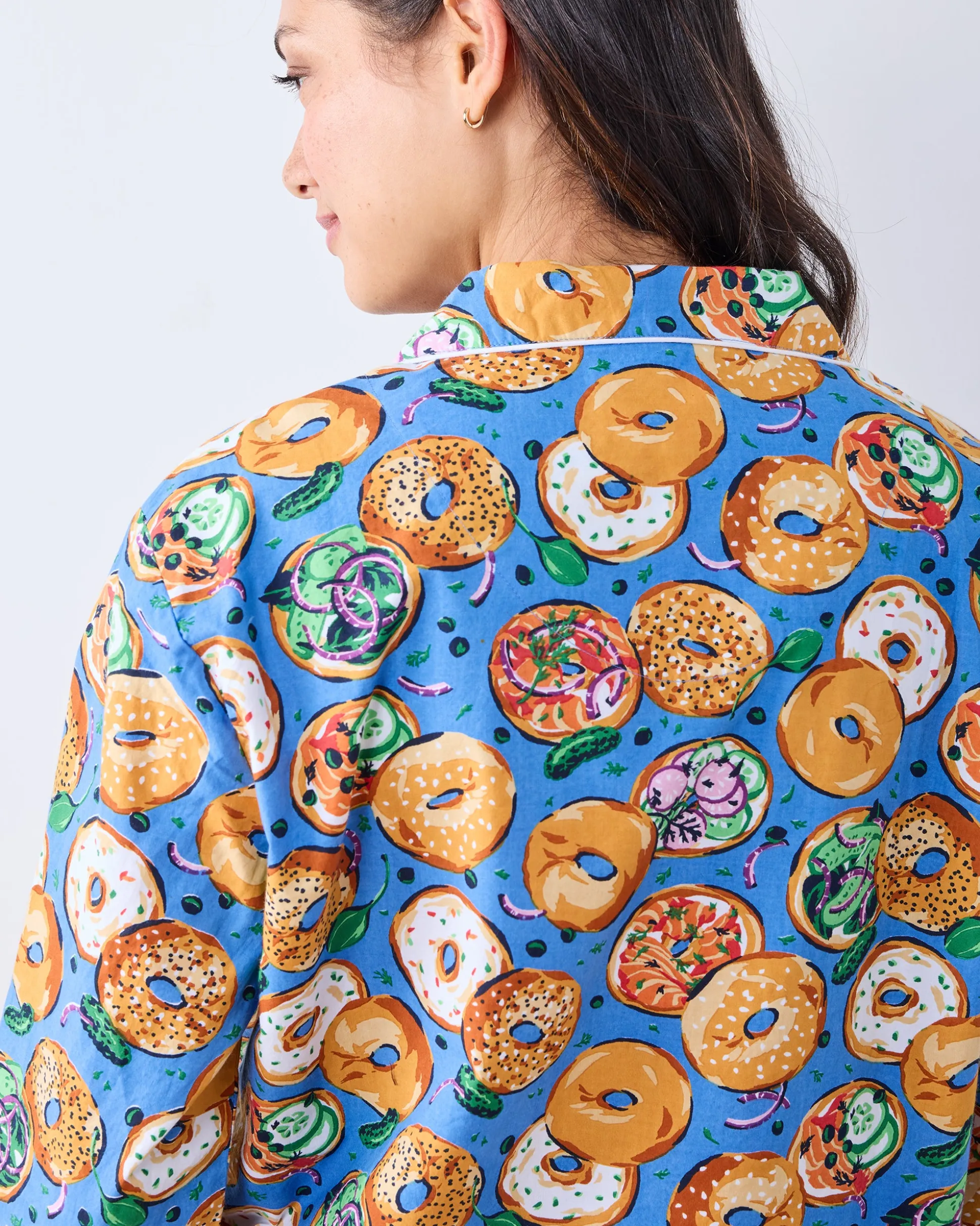 Tall Long PJ Set in Bagels & Schmear