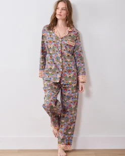 Tall Long PJ Set in Bee Tapestry