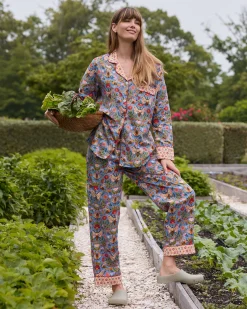 Tall Long PJ Set in Bee Tapestry