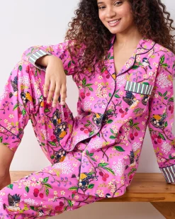 Tall Long PJ Set in Bird & Blossom