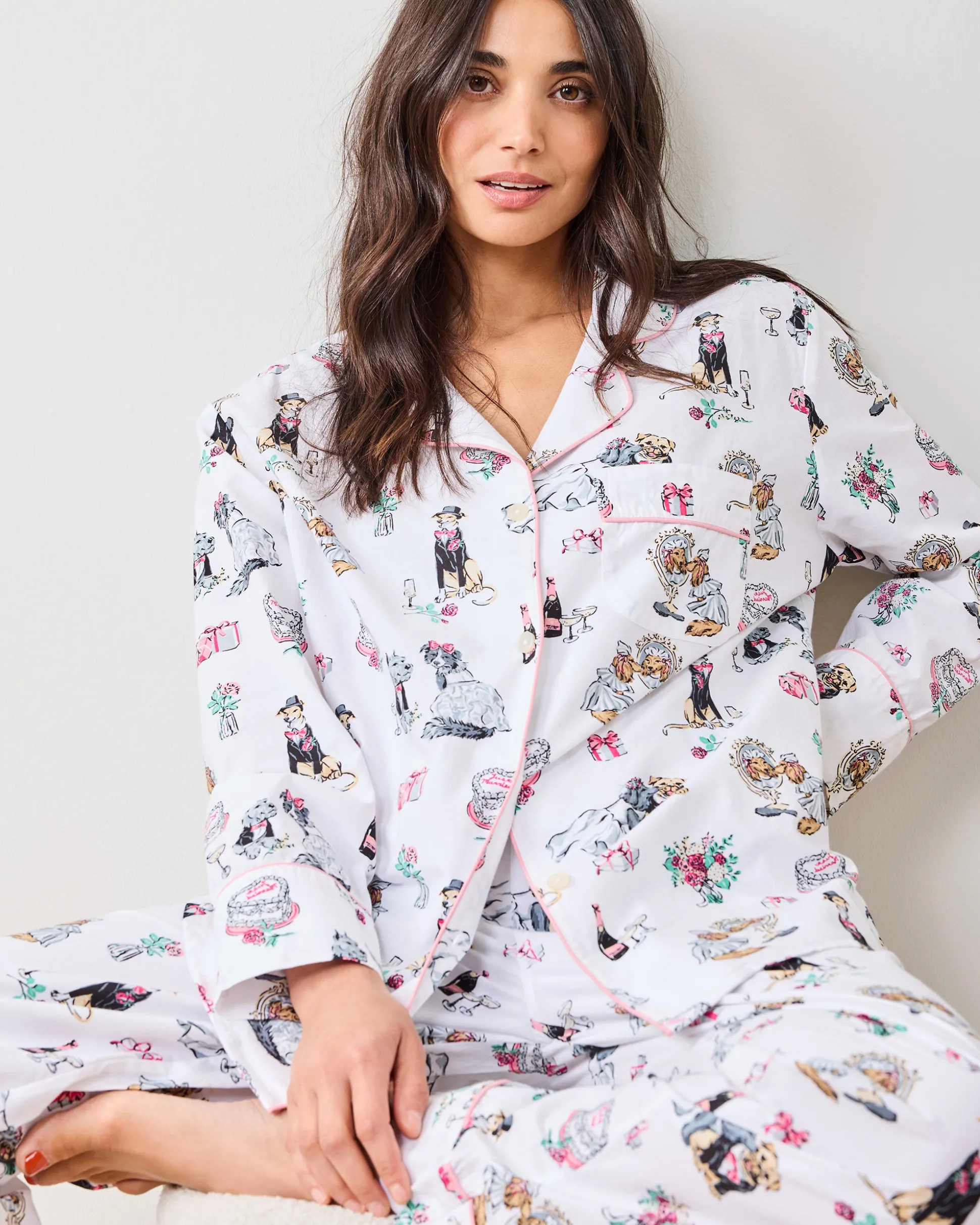 Tall Long PJ Set in Fur Ever Yours