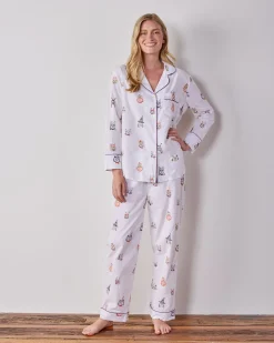 Tall Long PJ Set in Halloween Hounds