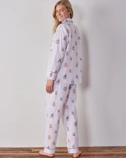 Tall Long PJ Set in Halloween Hounds