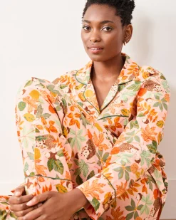 Tall Long PJ Set in Hedgehog Forest