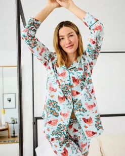 Tall Long PJ Set in Hen House