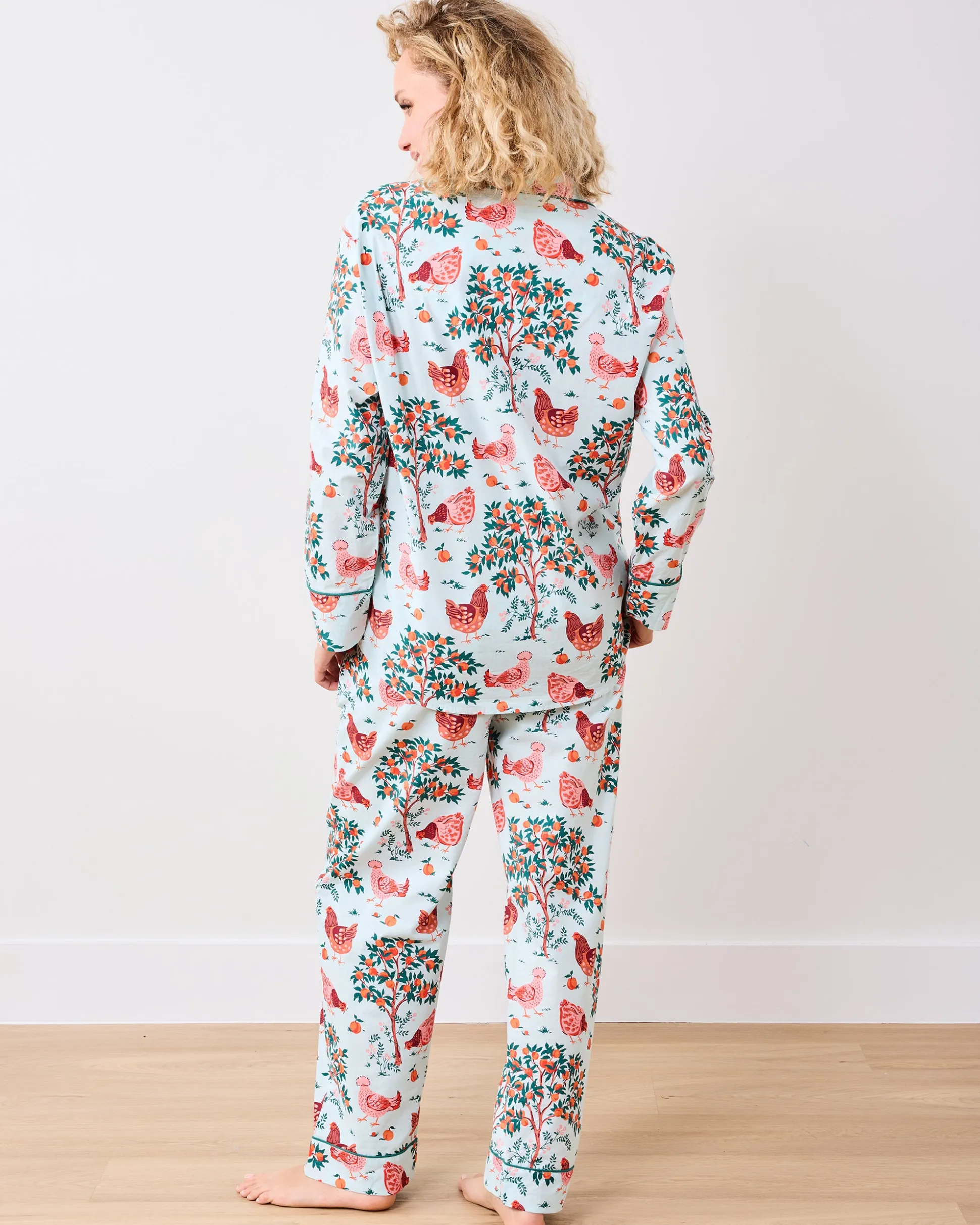 Tall Long PJ Set in Hen House